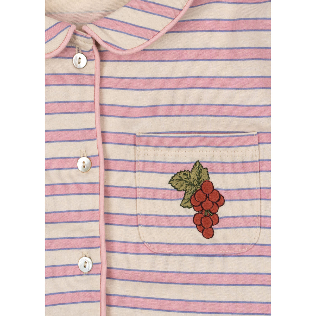 Konges Sløjd Lolly Stripe Pio Flæse Sæt Gots