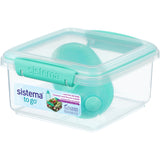 Sistema Minty Teal 1.2L Lunch Plus Madkasse Med Itsy Flaske 380 Ml