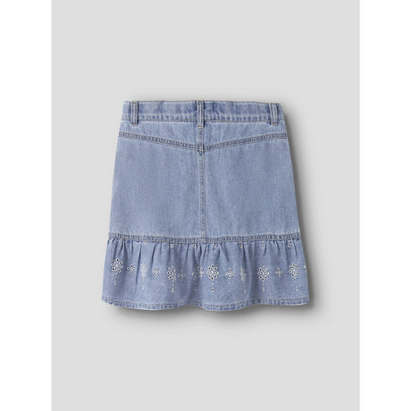 Name It Light Blue Denim Anglaise Nkfhallie Dnm Anglaise Nederdel 1026-Ov H