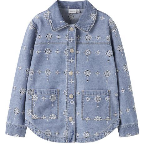 Name It Light Blue Denim Anglaise Nkfharper Dnm Anglaise Jakke 1026-Ov H