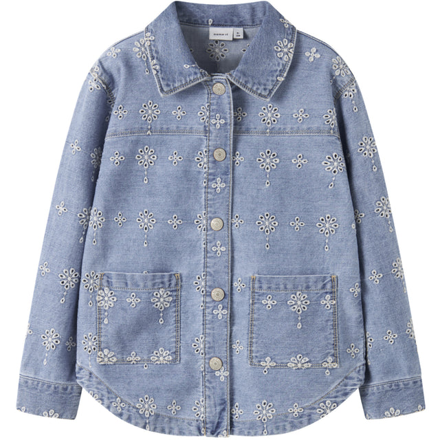 Name It Light Blue Denim Anglaise Nkfharper Dnm Anglaise Jakke 1026-Ov H