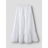 Name It Bright White Nkfhermala Long Nederdel
