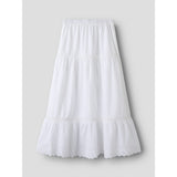Name It Bright White Nkfhermala Long Nederdel