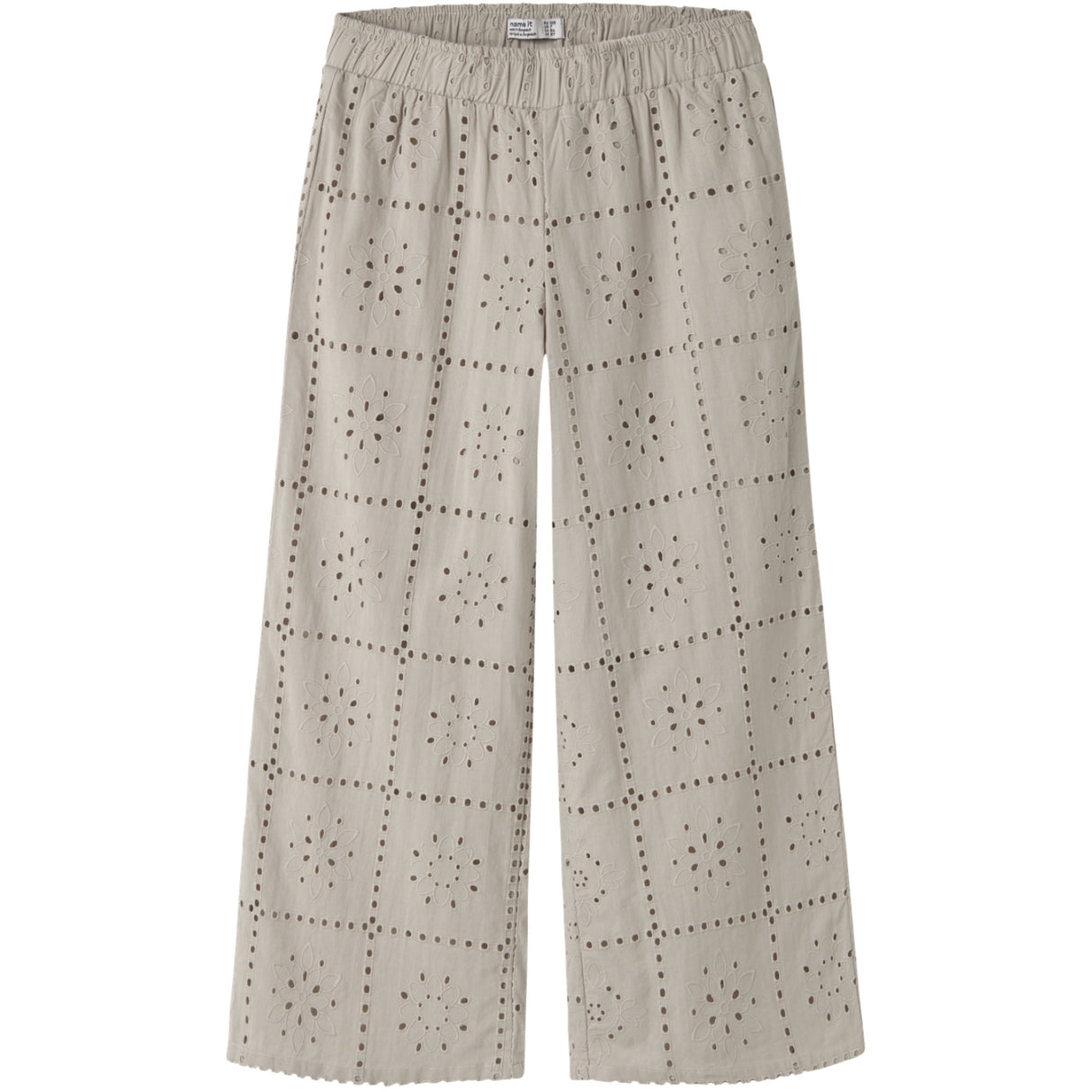 Name It Chateau Gray Nkfhiba Wide Bukser