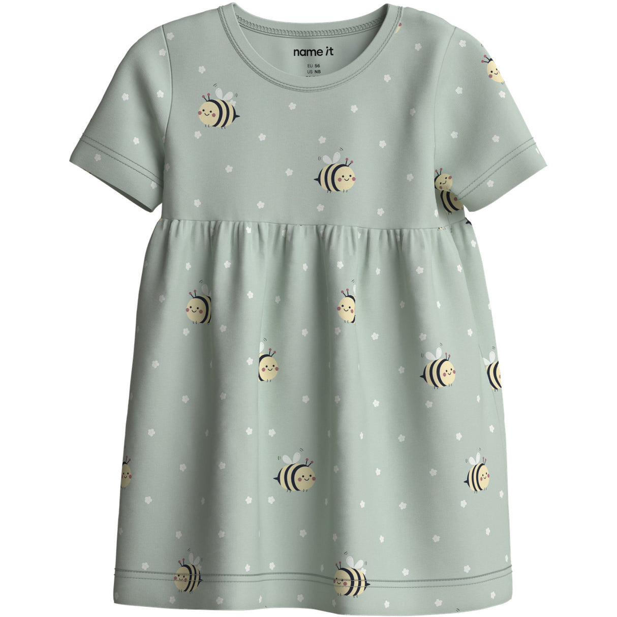 Name It Pale Aqua Bee Nbfvandora Ss Kjole Box