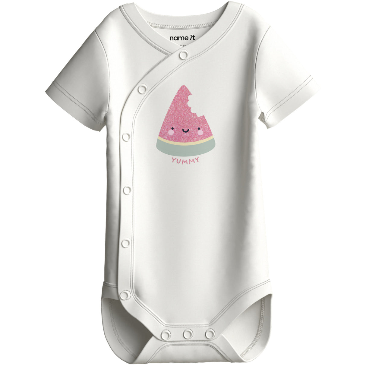 Name It Cloud Dancer Watermelon Nbfvubie Ss Slå-om Body