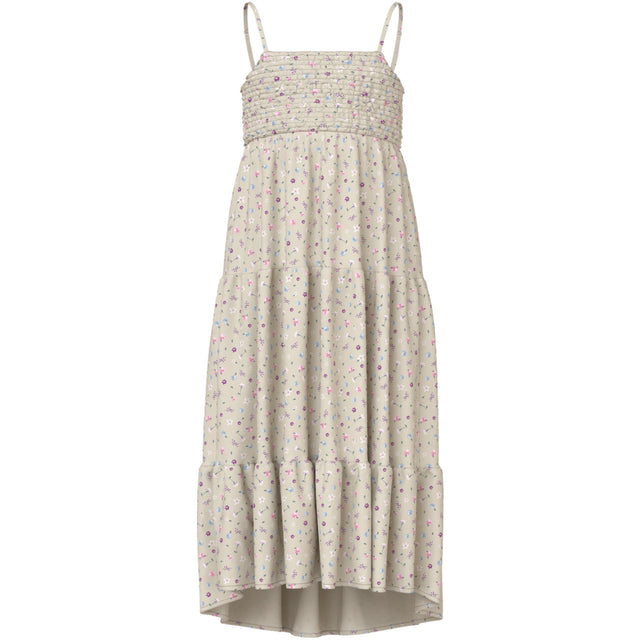 Name It Almond Milk Cute Flowers Nkfvinaya Strop Maxi Kjole