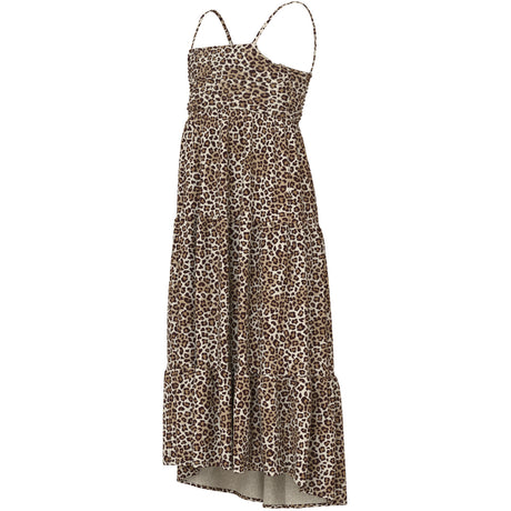 Name It Turtledove Leopard Nkfvinaya Strop Maxi Kjole