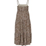 Name It Turtledove Leopard Nkfvinaya Strop Maxi Kjole