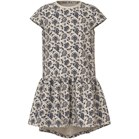 Name It Summer Sand Paisley Flowers Nkfvigga Capsl Kjole