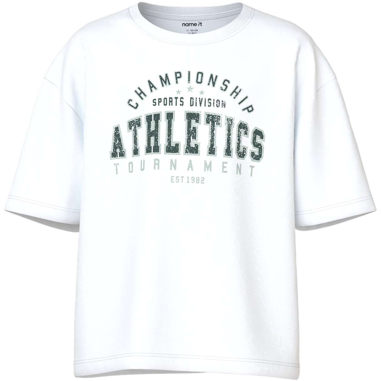 Name It Bright White Championship Nkmvalix Ss Rlx Top