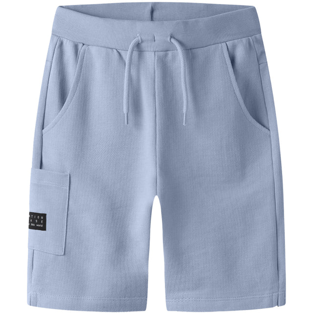 Name It Blue Fog Nkmvivasse Long Swe Shorts Unb