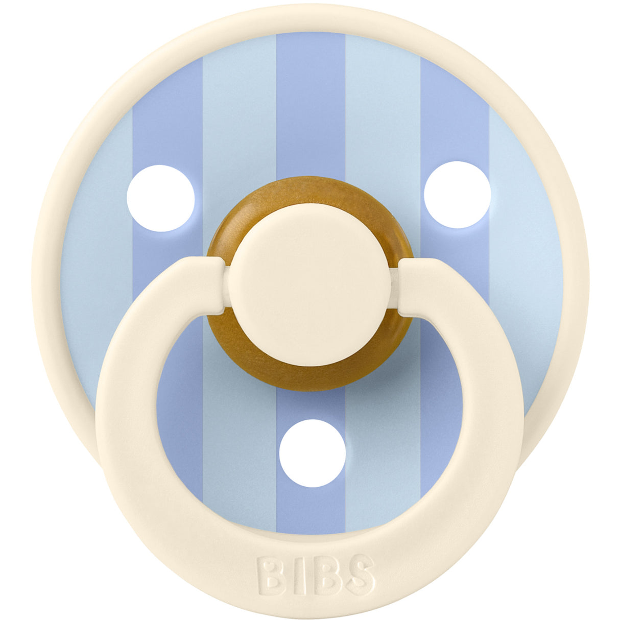 Bibs Dusty Blue Sut & Clip Gift Sæt Pin & Block Latex