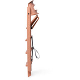 KAOS Terracotta Pink Klapp High Stol Recycled Med KLAPP® Safety Rail & Tray Bundle