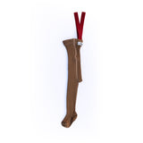 Silly Silas Acorn Brown With Maple Leaf Footed Strømpebukser Christmas Edition