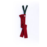 Silly Silas Maple Leaf With Dark Forest Green Footless Strømpebukser Christmas Edition