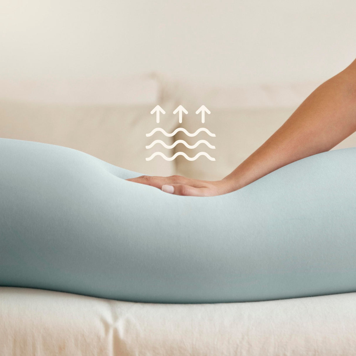 bbhugme Eucalyptus/Coral Graviditetspude