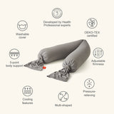 bbhugme Stone/Plum Graviditetspude