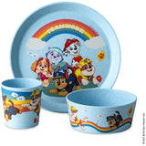 Koziol Organic Sky Blue Small Tallerken + Skål + Kop Connect Grow Paw Patrol