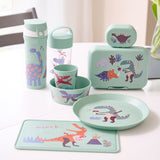 Koziol Organic Sage Green Small Tallerken + Skål + Kop Connect Rex