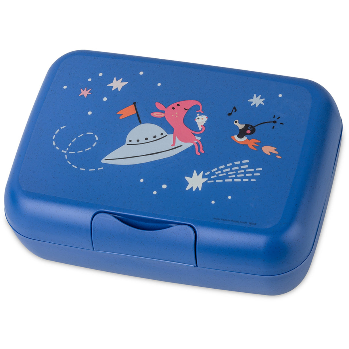 Koziol Organic Space Blue Lunch Box Med Separat Skål Candy L Space
