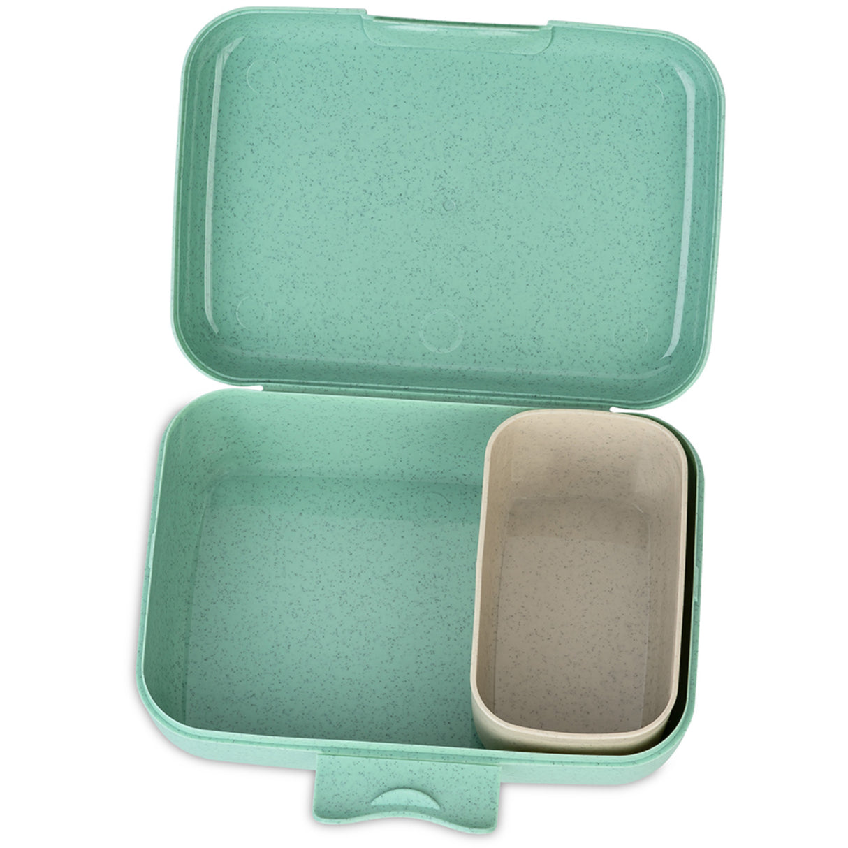 Koziol Organic Sage Green Lunch Box Med Separat Skål Candy L Rex