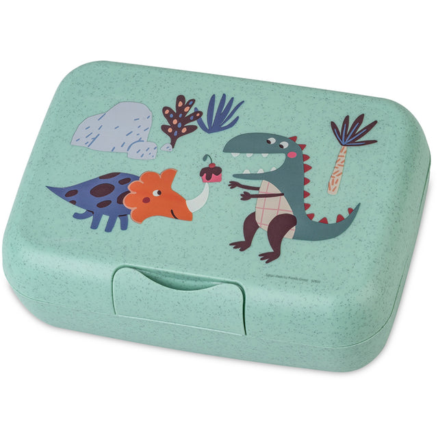 Koziol Organic Sage Green Lunch Box Med Separat Skål Candy L Rex