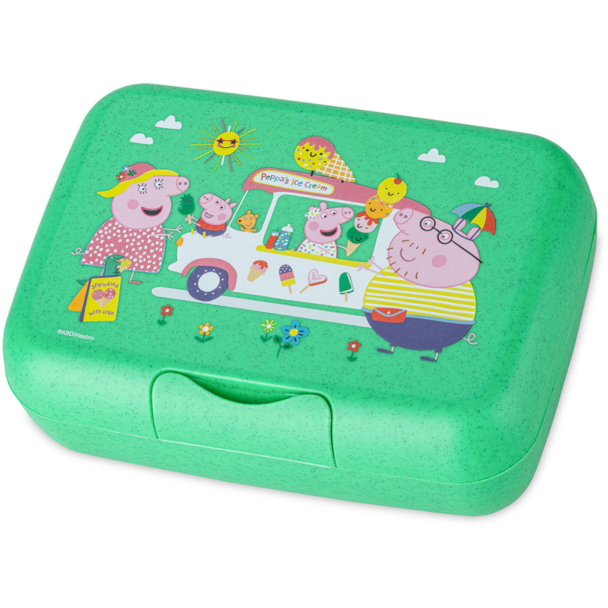Koziol Organic Spring Green Lunch Box Med Separation Skål Candy L Peppa Pig Pop