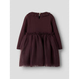Lil'Atelier Catawba Grape Nmfsolange Ls Tyl Kjole Lil