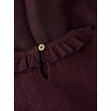 Lil'Atelier Catawba Grape Nmfsolange Ls Tyl Kjole Lil