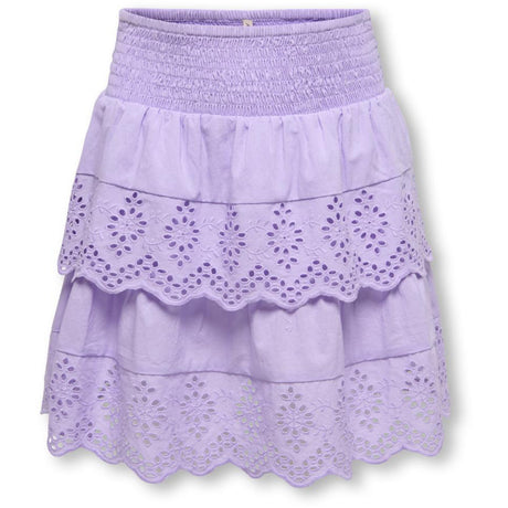 kids ONLY Lilac Breeze Koglou Life Emb Layered Nederdel Wvn