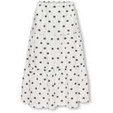 kids ONLY Cloud Dancer Black Dots Kogsweta Long Nederdel Wvn