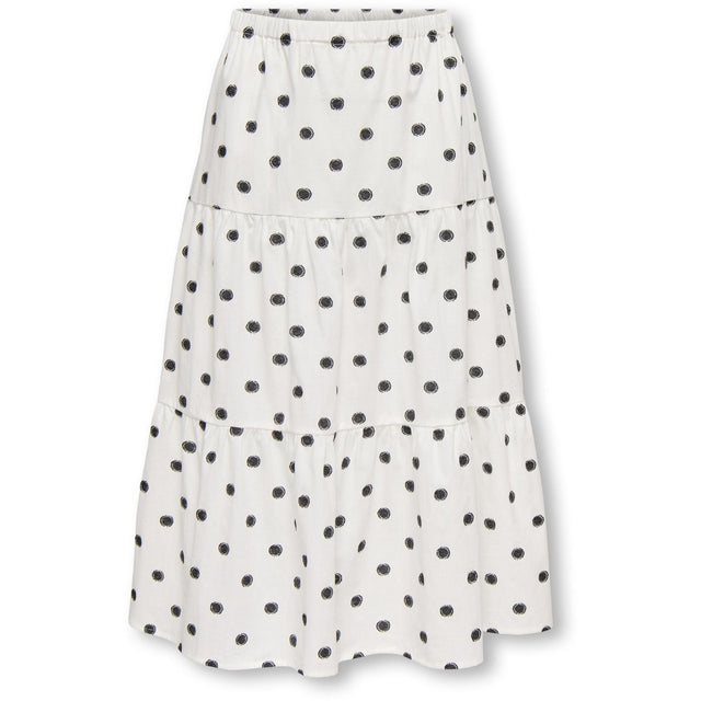 kids ONLY Cloud Dancer Black Dots Kogsweta Long Nederdel Wvn