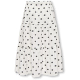 kids ONLY Cloud Dancer Black Dots Kogsweta Long Nederdel Wvn