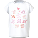 Name It Bright White Sea Shells Nmfvigea Capsl Top