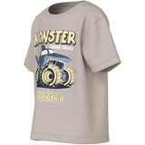 Name It Chateau Gray Monster Shark Nmmvanyo Ss Nreg Top