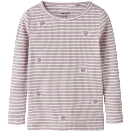 Name It Keepsake Lilac Nmfripeas Ls Top Box