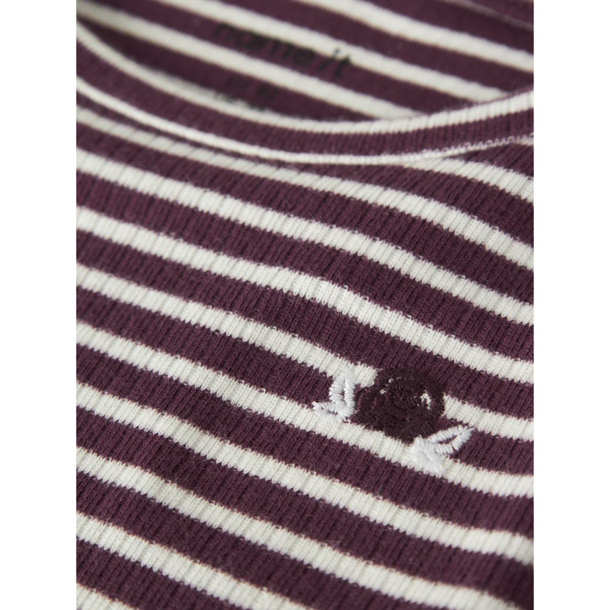 Name It Burgundy Nmfripeas Ls Top Box