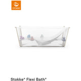 Stokke® Sandy Beige Flexi Bath® V2 + Newborn Sæt Bundle