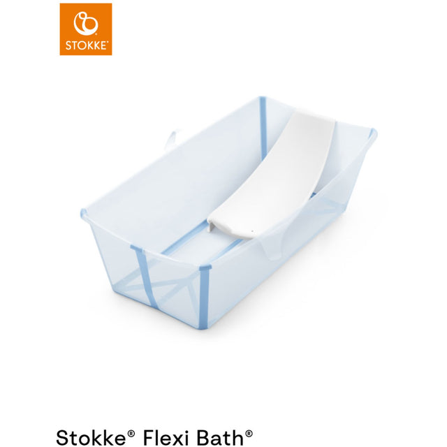 Stokke® Ocean Blue Flexi Bath® X-Large + Newborn Sæt Bundle