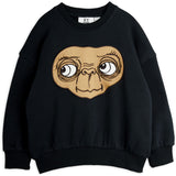 Mini Rodini Black E.T Application Sweatshirt
