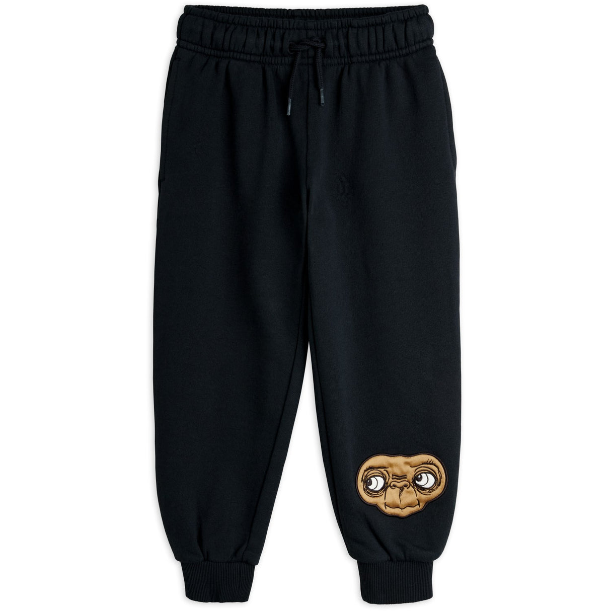 Mini Rodini Black E.T Application Sweatpants