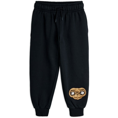 Mini Rodini Black E.T Application Sweatpants