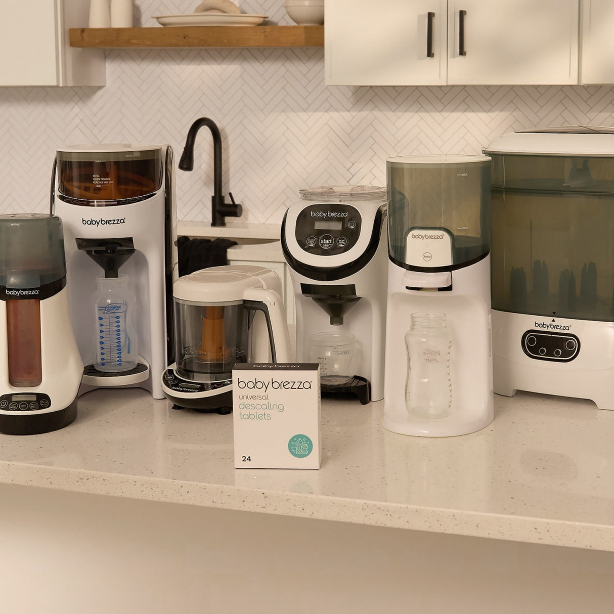 Baby Brezza Universal Afkalkningstabeller