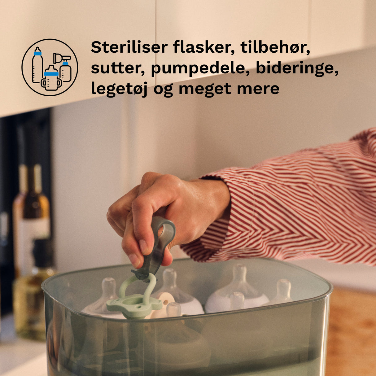 Baby Brezza Black Sterilizer Dryer Advanced