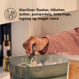 Baby Brezza Black Sterilizer Dryer Advanced