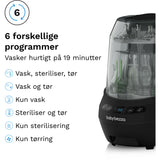 Baby Brezza Black Flaske Washer Pro