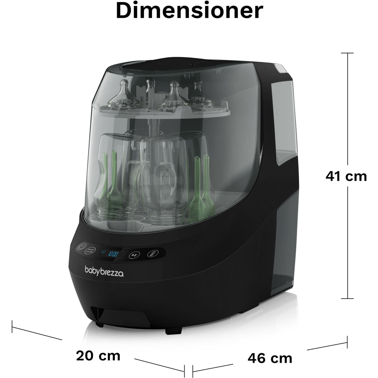 Baby Brezza Black Flaske Washer Pro