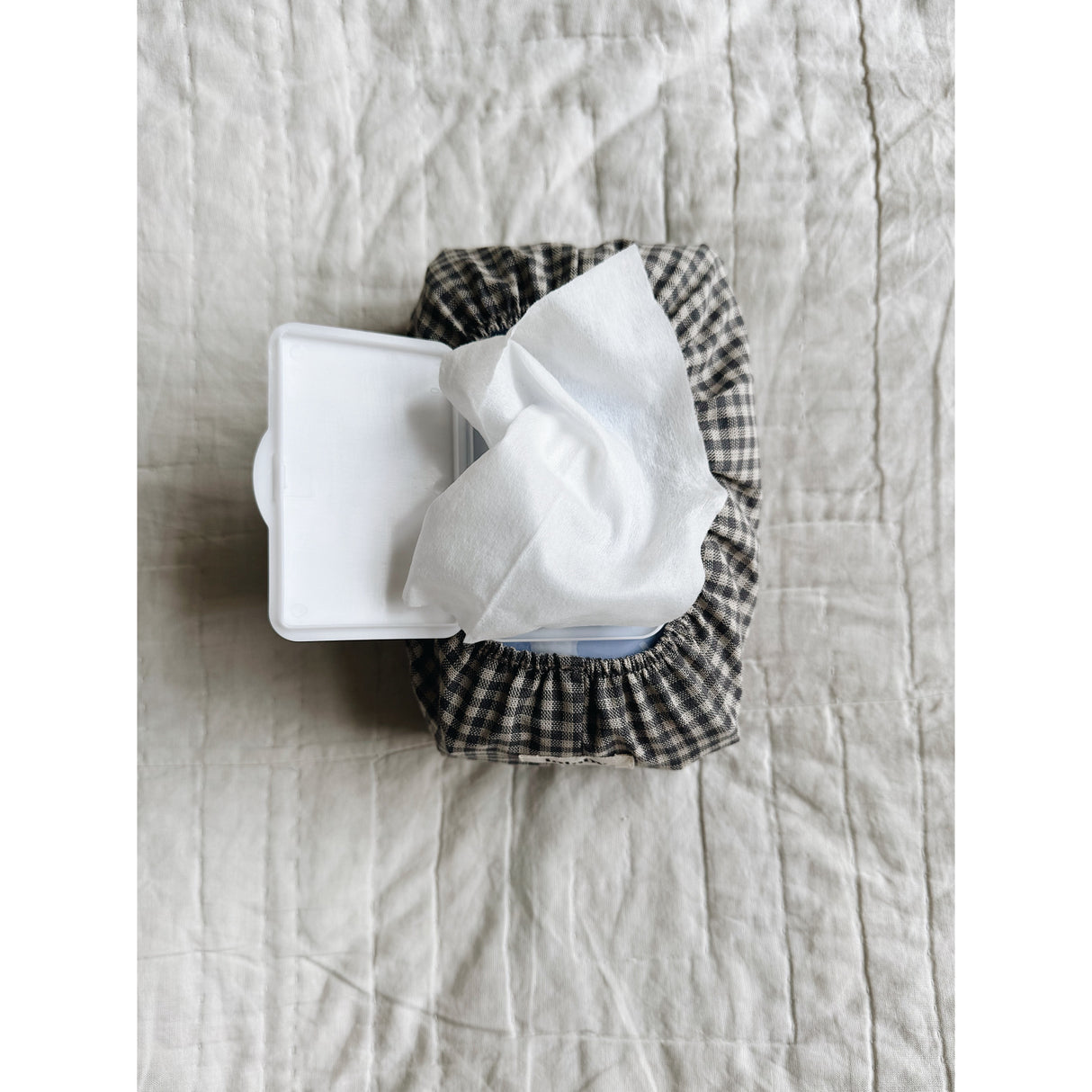 Lalaby Forest Check Wet Wipe Cover