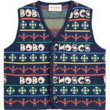 Bobo Choses Multicolor Toys All Over Strikket Vest